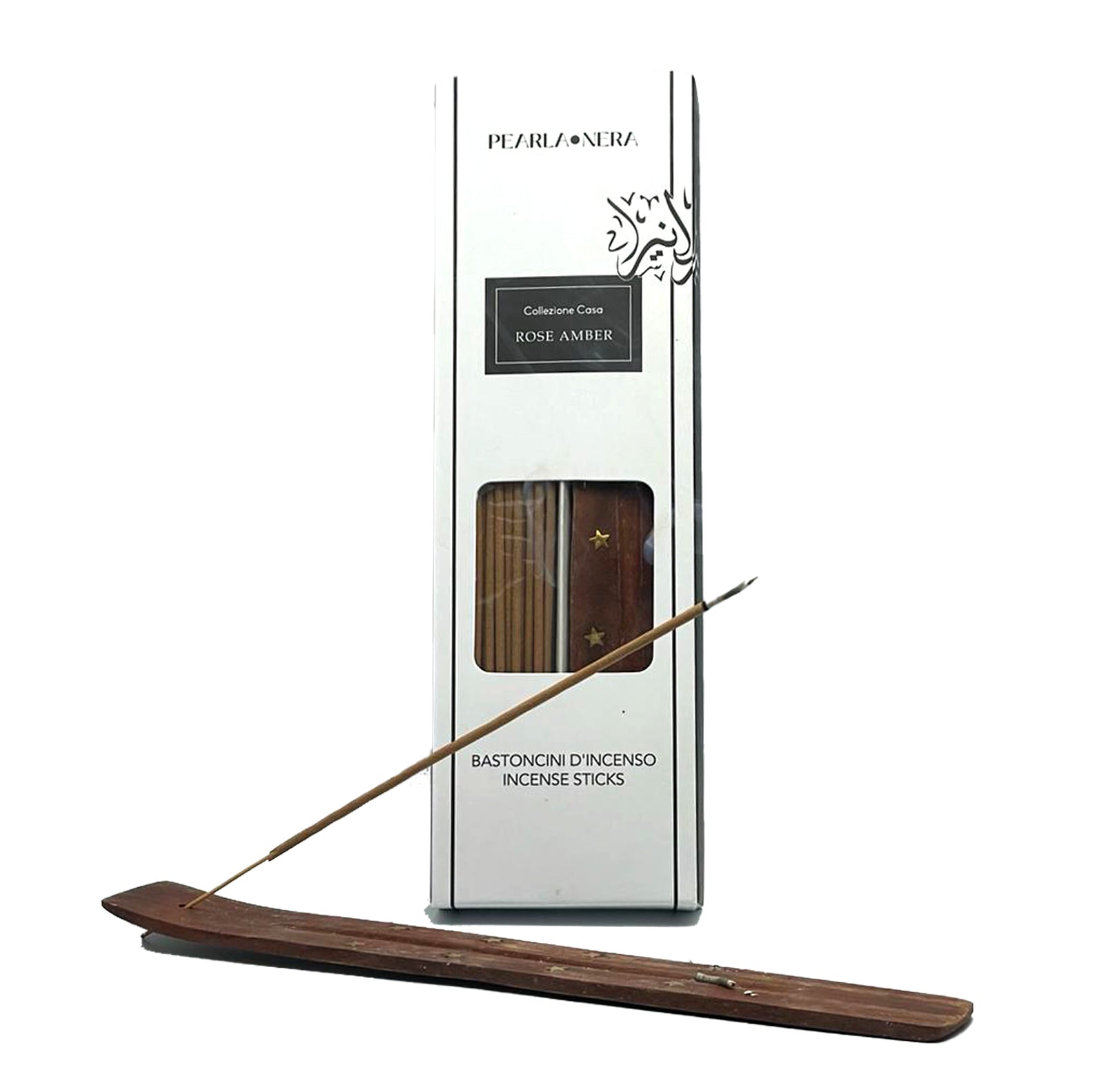 Spice Wood Incense Sticks with Wooden Holder (40 x 10”)