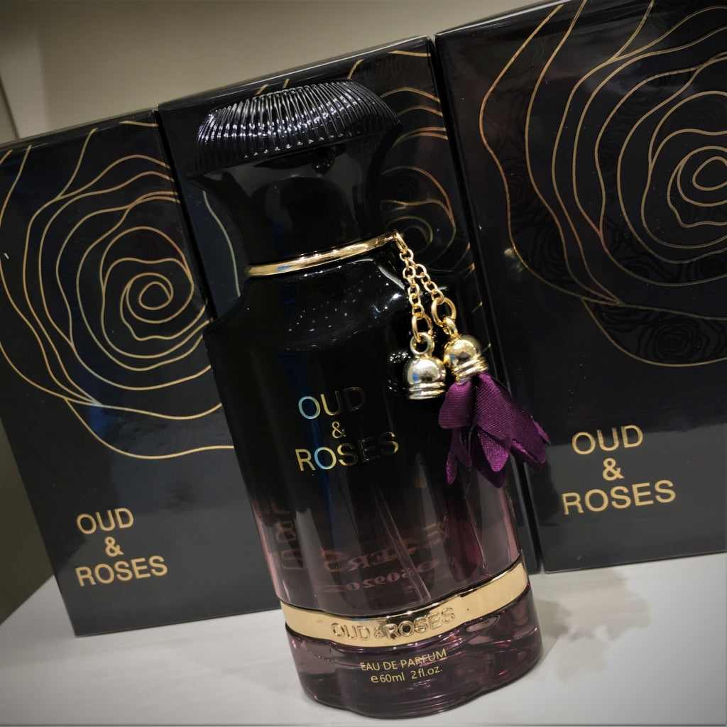 Humayda Oud Roses OUD & ROSES EDP - 60 ML Unisex Fragrance and Cologne for Men by Ahmed ...