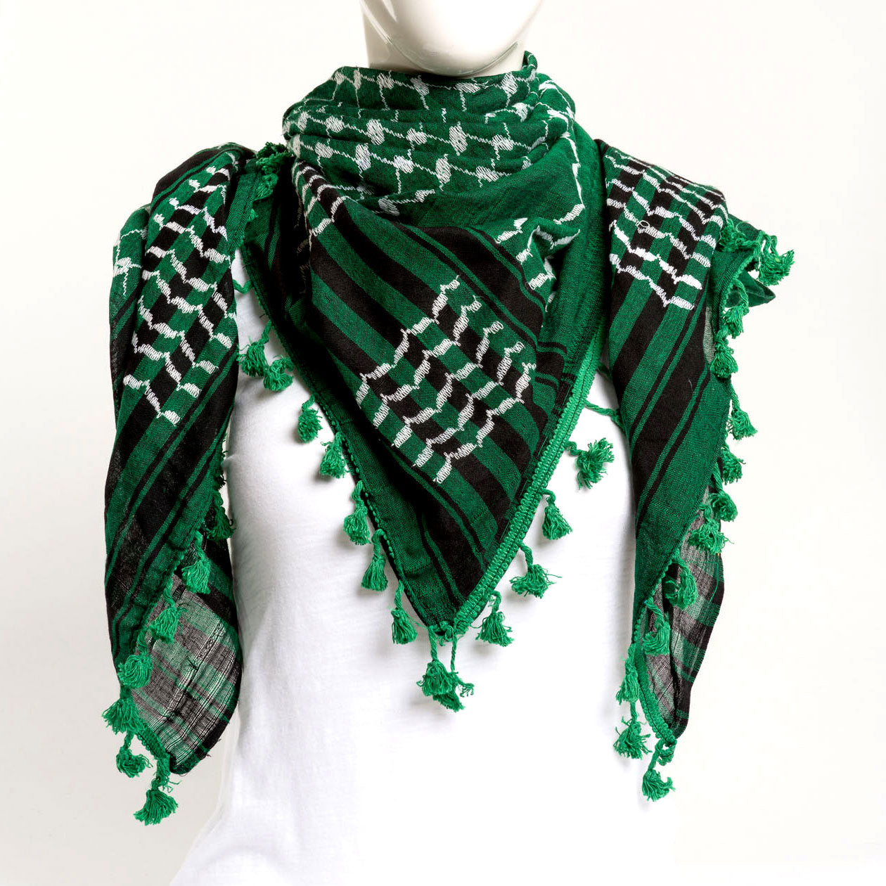 Authentic Hand Loomed Shawl (Emerald)